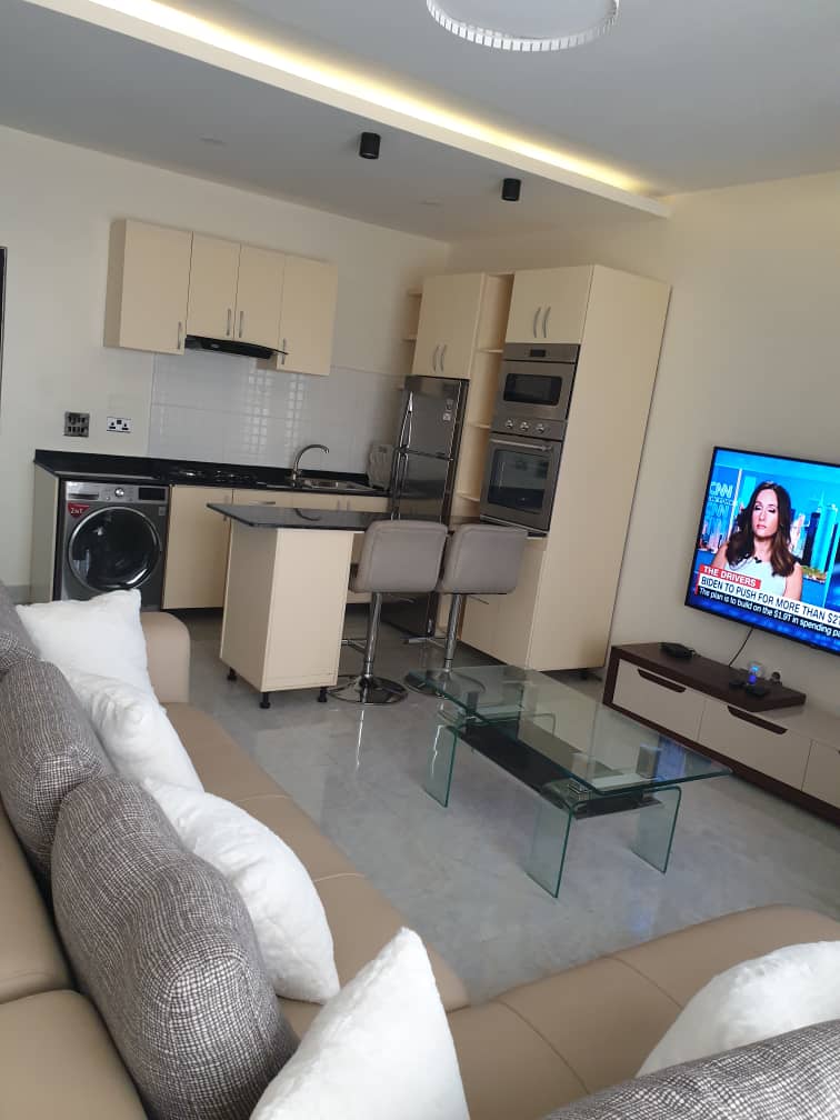 One bedroom living room